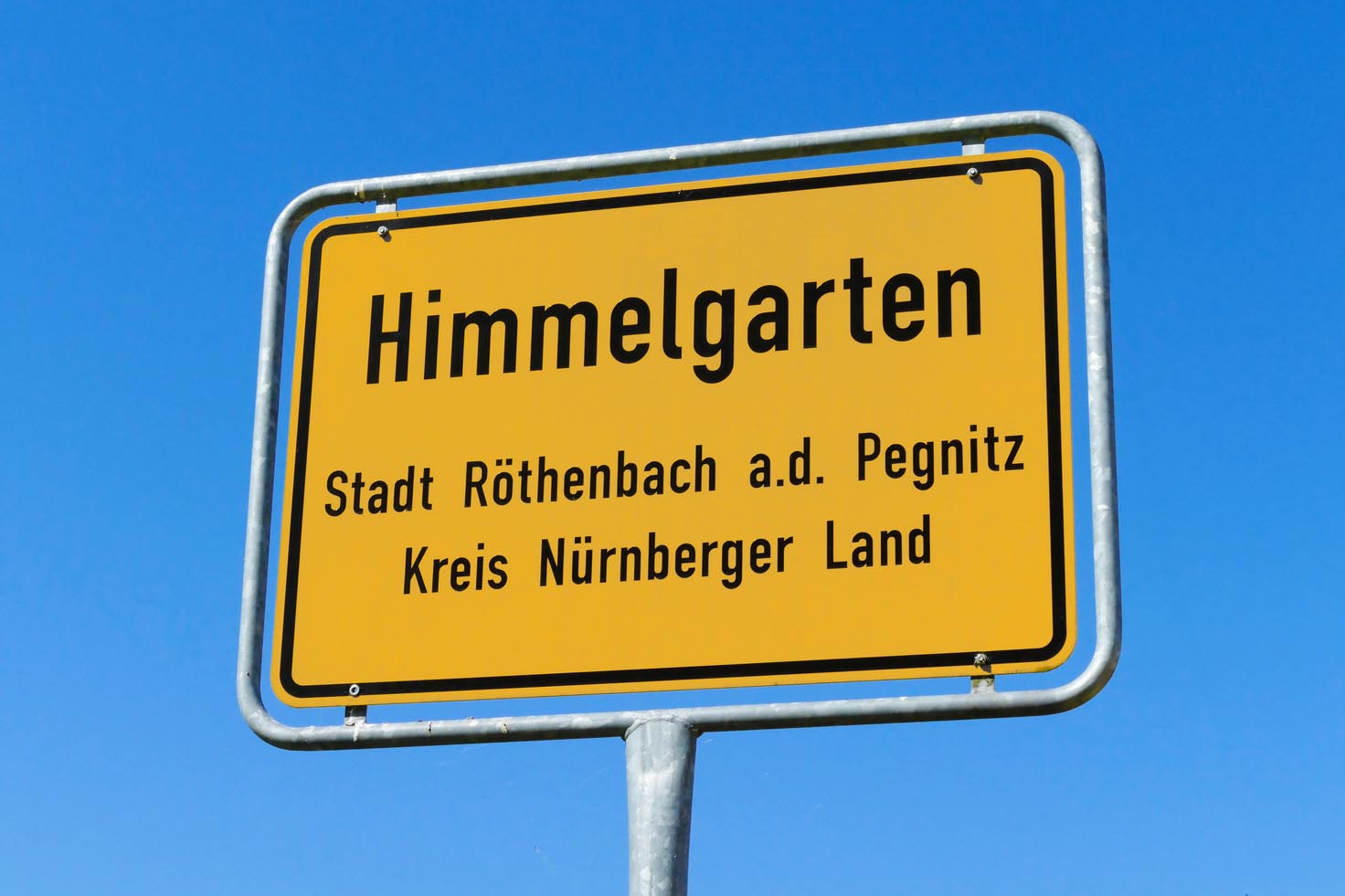 Ortsschild Himmelgarten