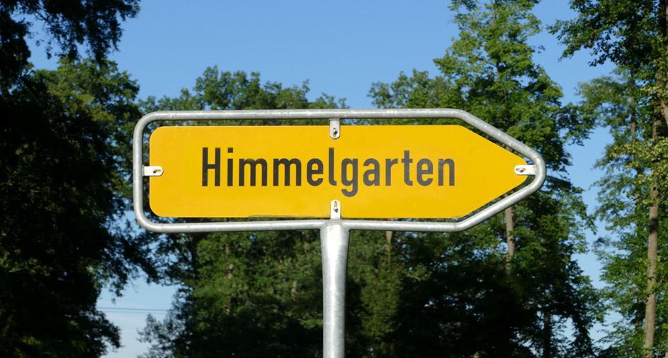 Ortspfeilschild Himmelgarten